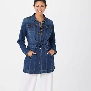 Susan Graver Denim Jacket SP NWT